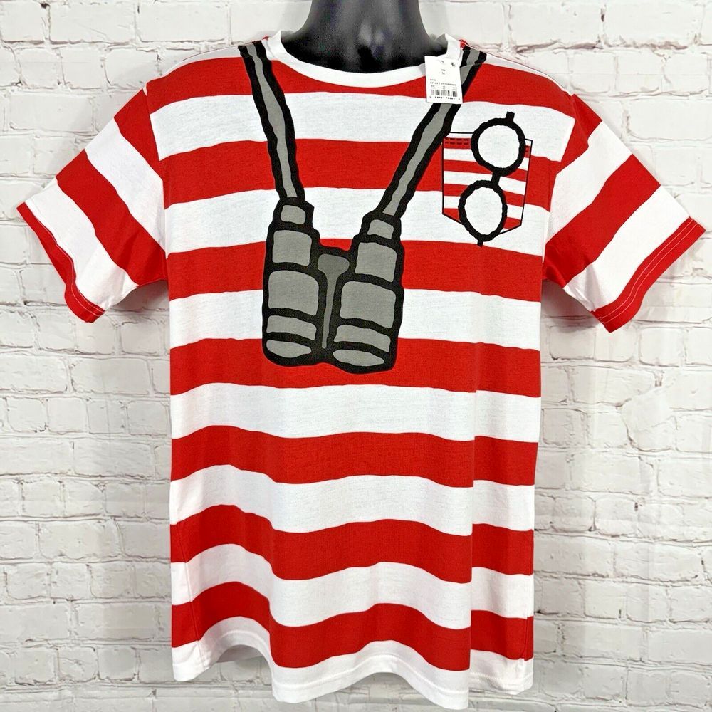 Where is Waldo Short Sleeve T-shirt Adult Unisex Size Medium NWT